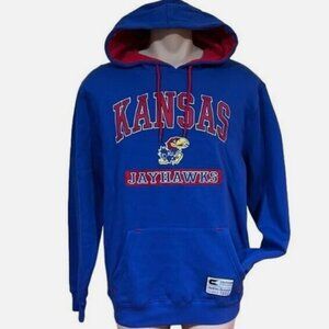 NCAA Kansas Jayhawks Sweatshirt Hoodie Sweatshirt Pullover Mens - Large (New)